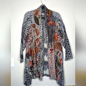 Soft Surroundings Embroidered Duster